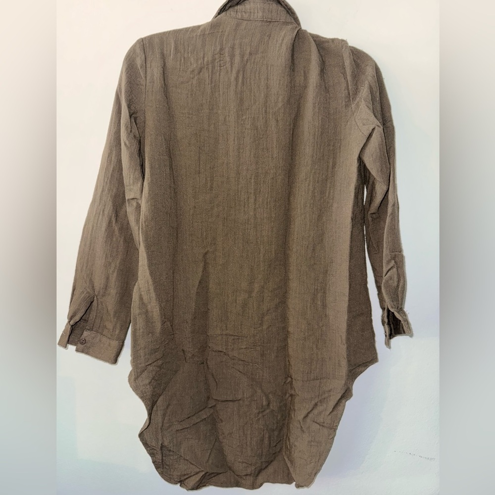 LF women’s olive green button up - Picture 2 of 7